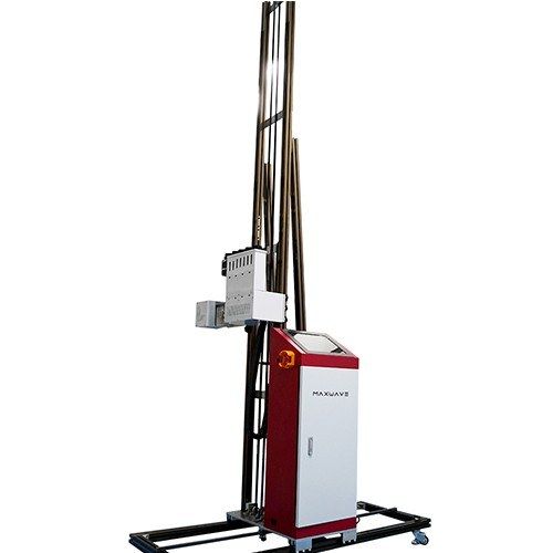 Red-and-white housing version of the MW-UP200 wall printer